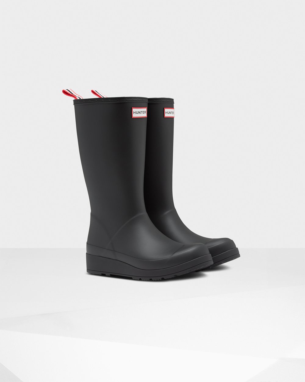 Hunter Play Støvler Svart - Dame Original Insulated Tall Rain - Norge XLPVJR-398